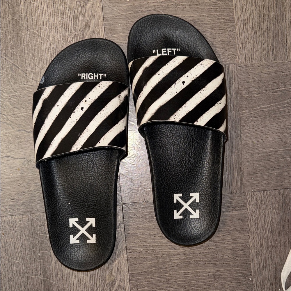 Off-White pool slides